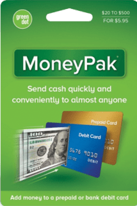MoneyPak Card by Green Dot - MoneyPak Scratch Card Reload Card, Send Money, Add Money to PayPal Account $20 to $500